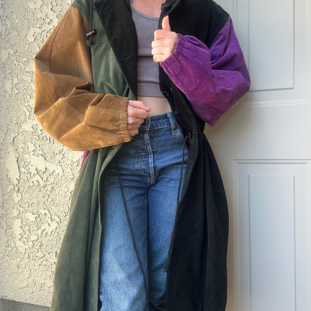 Multicolor Women's Euro-Mode I.O.U Trench Coat